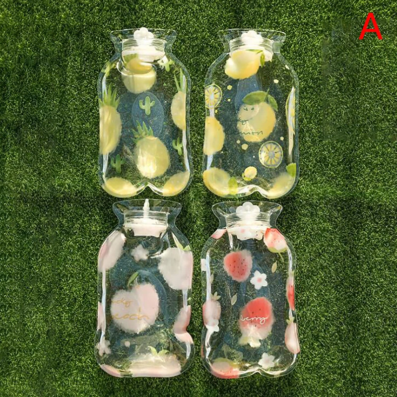 

Cartoon Transparent Mini Hot Water Bottle Portable Hand And Foot Hand Warmer