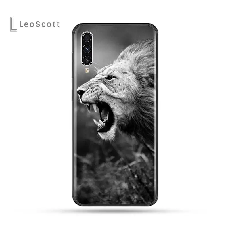 

Lion Alpha Male Phone Case For Samsung Galaxy M10 20 30 A 40 50 70 71 6S A2 A6 A9 2018 J7 CORE PLUS STAR S10 5G C8