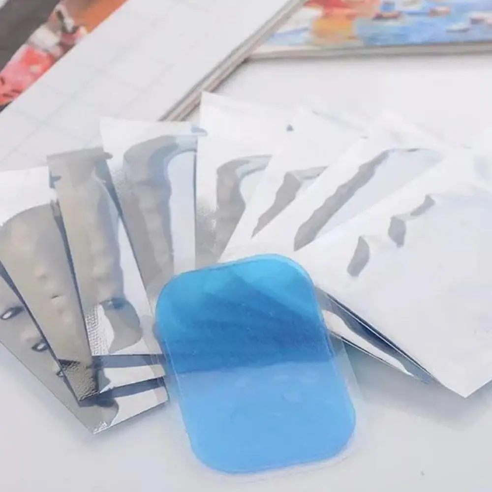 

Work out 10pcs Massage Fitness Stickers Hydrogel Paste Glue Portable Transparent Household Products Hydrogel Pads Practical