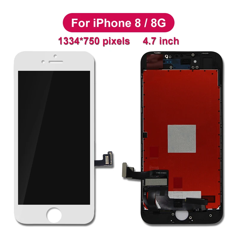 AAAAA качественный экран для iPhone 8 8G LCD Идеальный 3D сенсорный дигитайзер Запасные