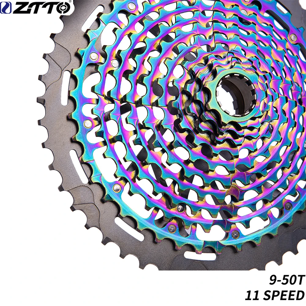 ZTTO The New Ultimate MTB 11 скорость 9-50T кассета ulxd Радужная полностью стальная прочная