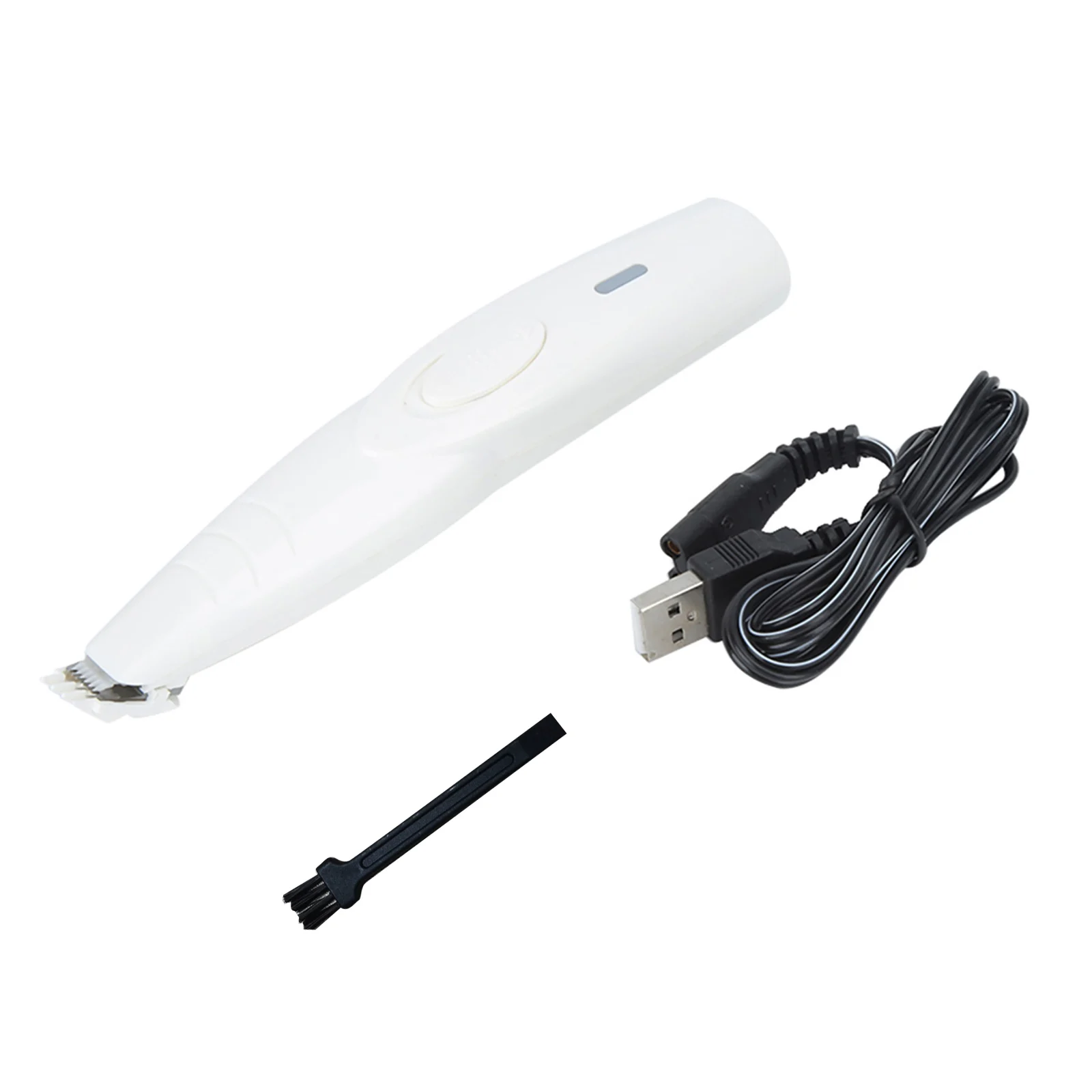 

Pet Hair Trimmer USB Rechargeable Cordless Dog Grooming Kit for Home Small Area Paws Faces Ears Feet