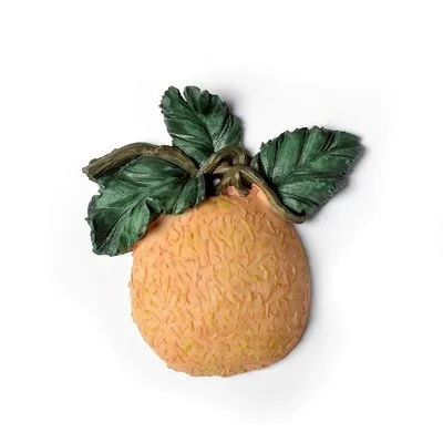 grapefruit 3D стерео фруктовое имитирование магнит на холодильник томатный виноград персик водяной мелом яблоко соломы сосна Яблоко оранжевый груша украшение на холодильник - Цвет: grapefruit