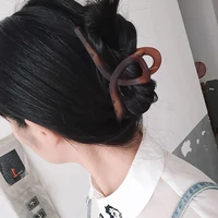2021 hair claws for women girl hair accessories hair style make claw clip korean resin grab clip large fashion hair clip crab