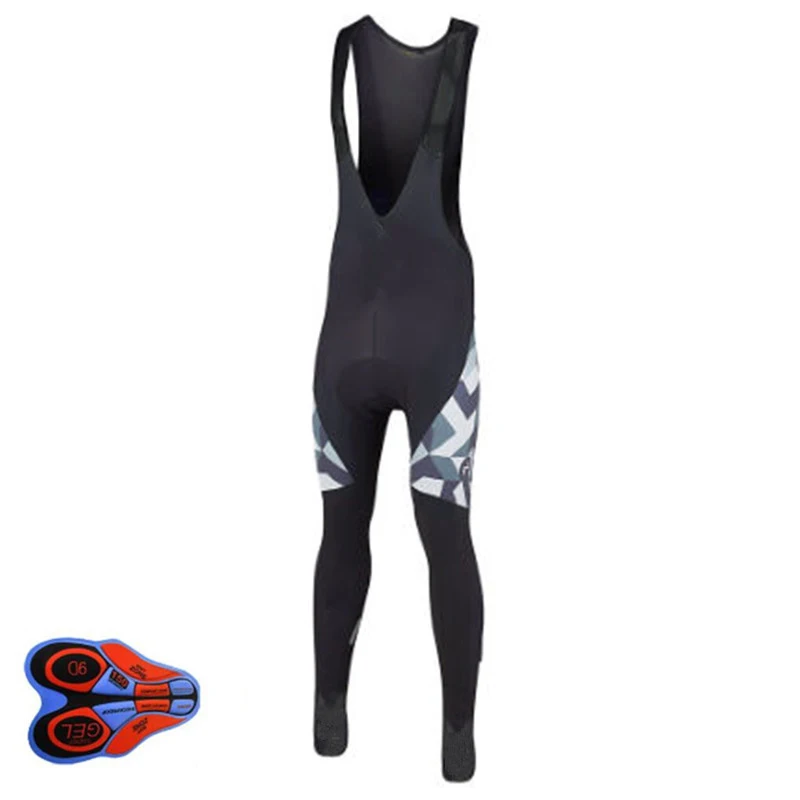 Зимние мужские командные велосипедные штаны Morvelo термальные флисовые длинные