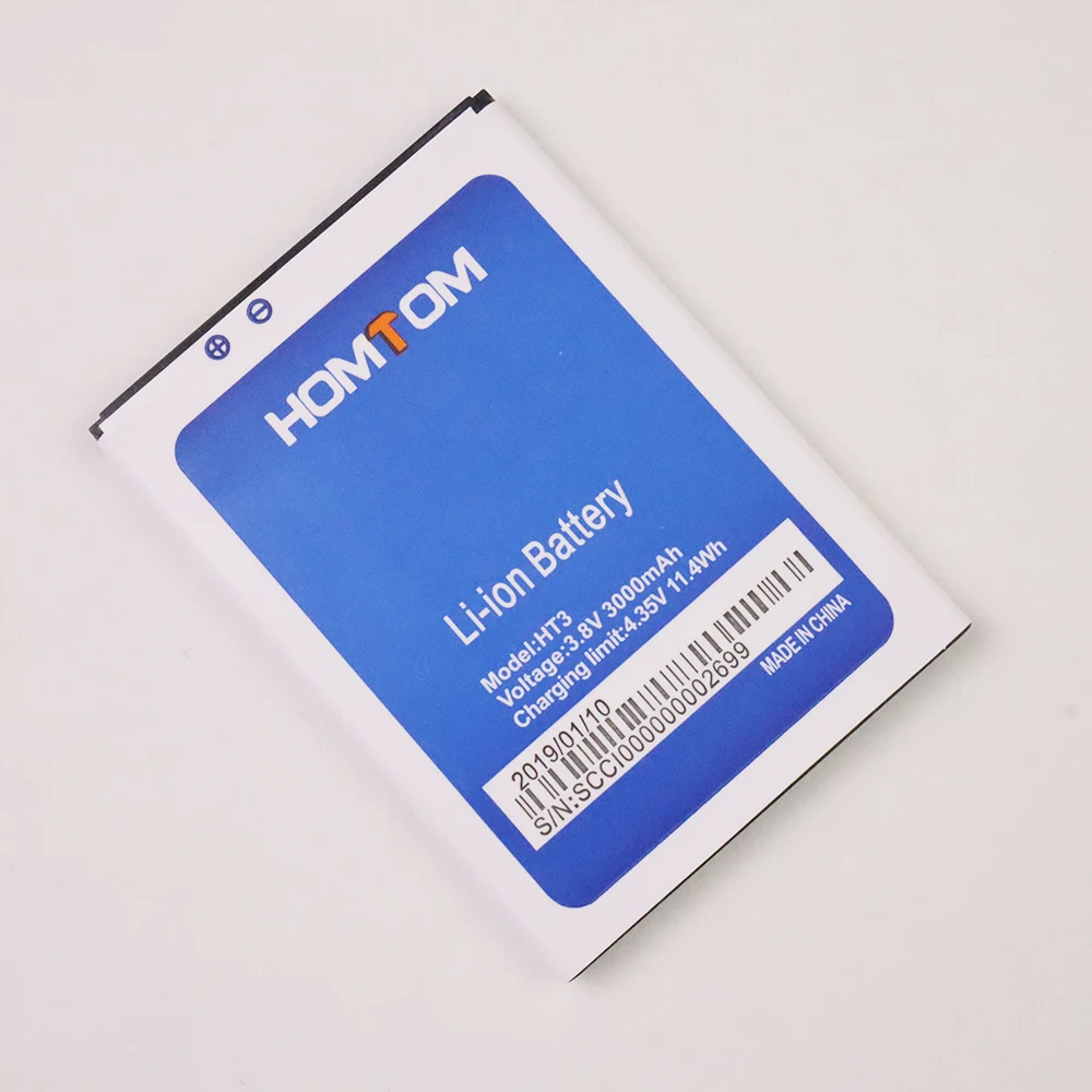 Новая батарея 3000mAh для HOMTOM HT3 Pro Bateria Аккумулятор Замена батареи сотового телефона