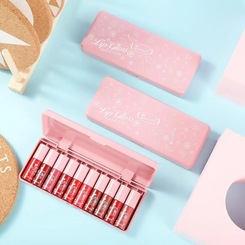 

10 Colors Velvet Matte Lip Gloss Air Female Makeup Lipstick Non-stick Lip Tint Waterproof Long Lasting Cosmetics Make Up