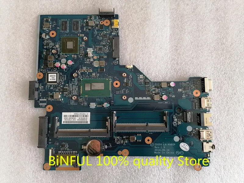 780127 501 601 001 для HP Pavilion 15 R материнская плата ноутбука ZS050 LA A992P i3 4030U 820M 2GB