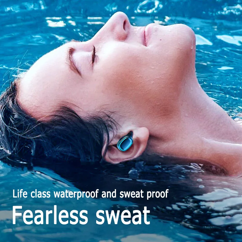 

TWS Bluetooth Earphone 5.0 Wireless HIFI Sport Earphone with MIC Earbuds Gaming Music Headset For iPhoneXiaomi Samsung Huawei