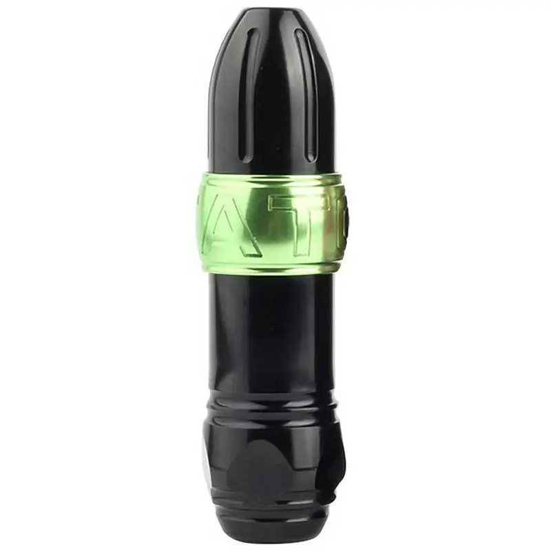 Алюминиевая торпеда вращающаяся татуировочная машина Татуировка ручка черный