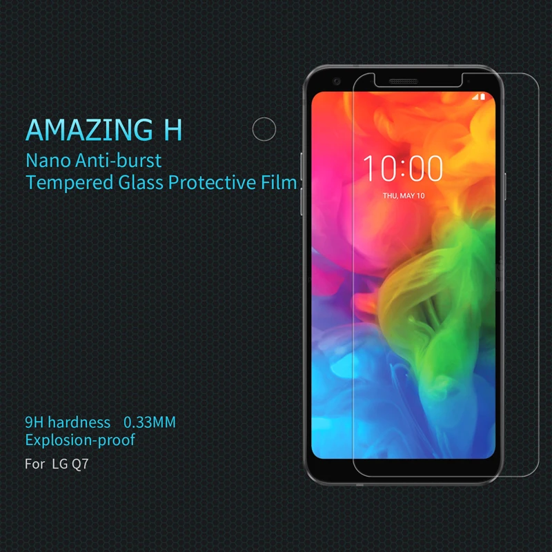Для LG Q7 стекло NILLKIN Amazing H Взрывобезопасное закаленное Защита экрана для защитная