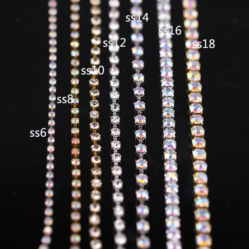 

Handmade Pearl Copper Chain Rhinestones for Needlework Hair Earrings Bead Chain Hairpin DIY Creative Jewelry Accessories