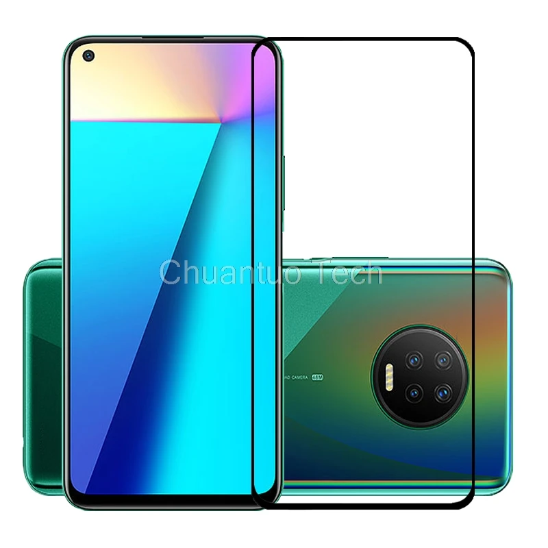 2.5D 9H Премиум Закаленное стекло для Infinix Note 7 полное покрытие Защитная пленка