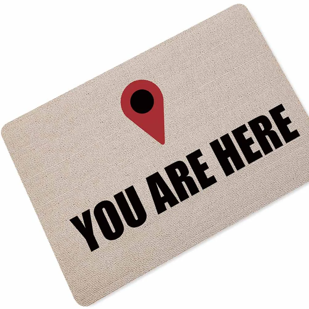 

Придверный коврик для входной двери с надписями на английском языке, нескользящий коврик для входной двери, кухонный коврик