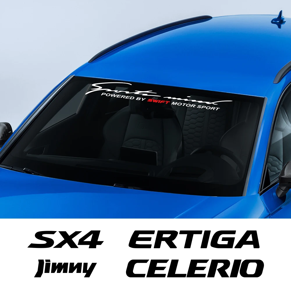 Наклейки на лобовое стекло автомобиля Suzuki Swift Baleno Equator Ertiga Grand Vitara Samurai Ignis S-Cross Alto