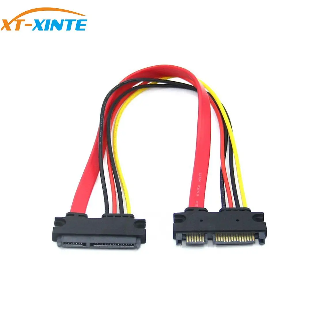 XT XINTE 30 см/50 см 22Pin(15 + 7) Мужской до 22 штифта Женский последовательный интерфейс SATA