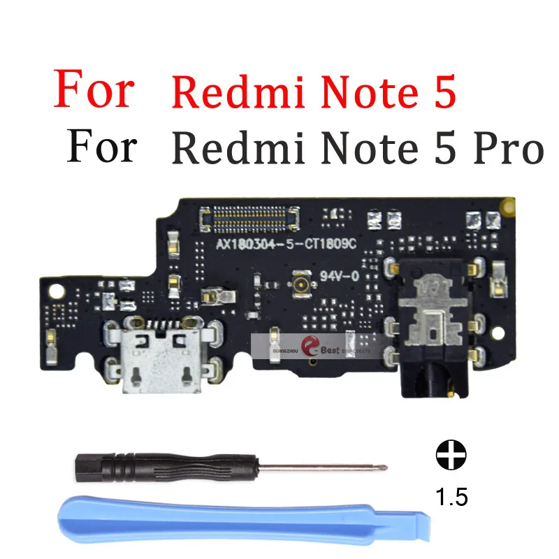 For Redmi Note 5 1 шт зарядное устройство черз порт USB разъем зарядный порт док-станция гибкий кабель для Xiaomi Redmi 3 3S 4A 4X 5A Примечание 4X Global 2 4 Note 3 Pro 5A - Цвет: For Redmi Note 5