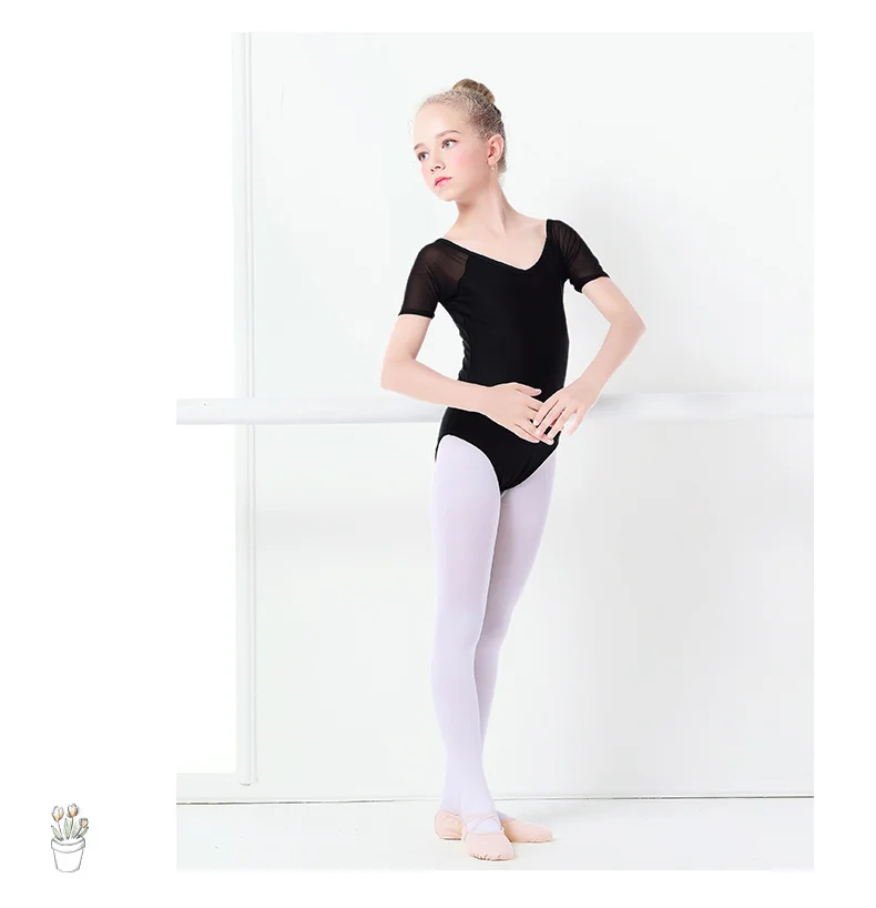 Бесплатная доставка женское черное трико с короткими сетчатыми рукавами и