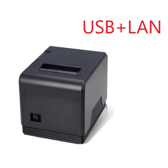 Q200 USB Lan Xprinter 80 мм Термальный чековый принтер автоматическая резка ресторан кухня Pos принтер USB Lan параллельный Wifi принтер Bluetooth принтер - Цвет: Q200 USB Lan