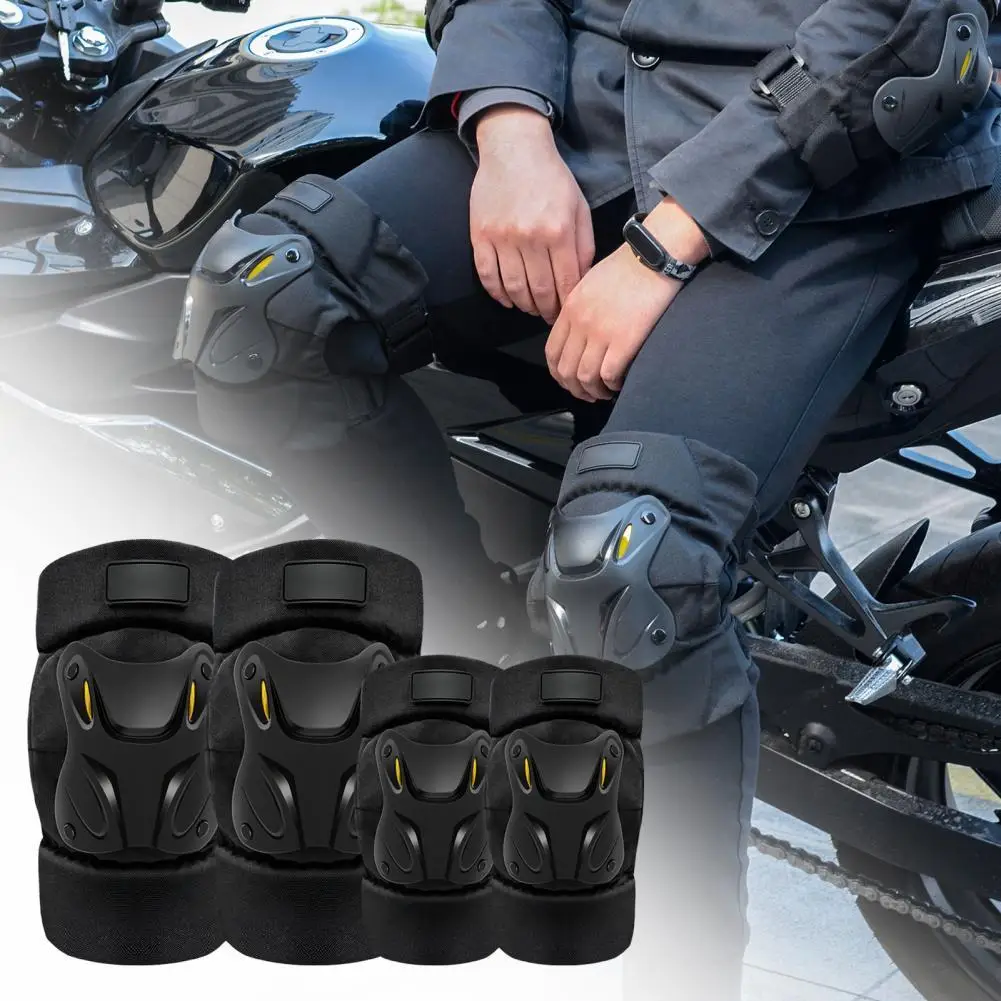 

4Pcs/Set CS-136C1 Elbow Knee Protector Anti-Collision EVA Breathable Motorcycle Protector Set Non-Slip Elbow Knee Guards
