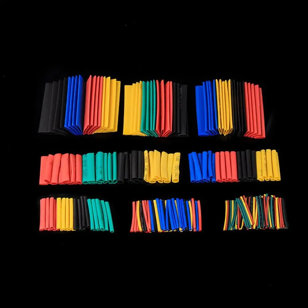 Набор цветных термоусаживаемых трубок PE термоусадочная трубка изоляционная