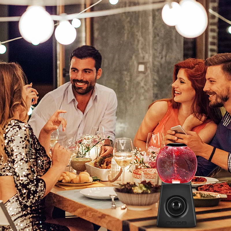 Мини-цветной водяной bluetooth-динамик s светодиодный динамик подарок для водного танца аудио сабвуфер для телефона компьютера TF карты AUX-Line для IPad