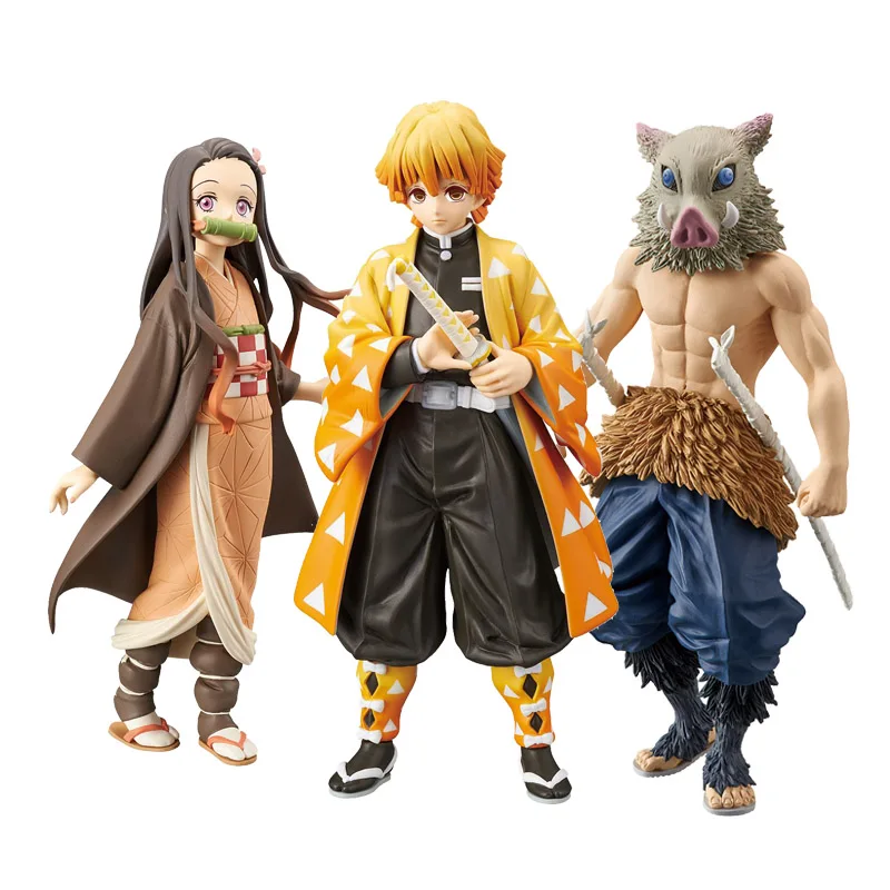14 18 см Обувь для косплея Аниме Демон Истребительница Kimetsu без Yaiba Zenitsu Nezuko Inosuke ПВХ