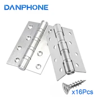 danphone 2 pcs door hinges furniture fittings stainless steel hinge for bedroom toilet kitchen door diy decoration accessorie
