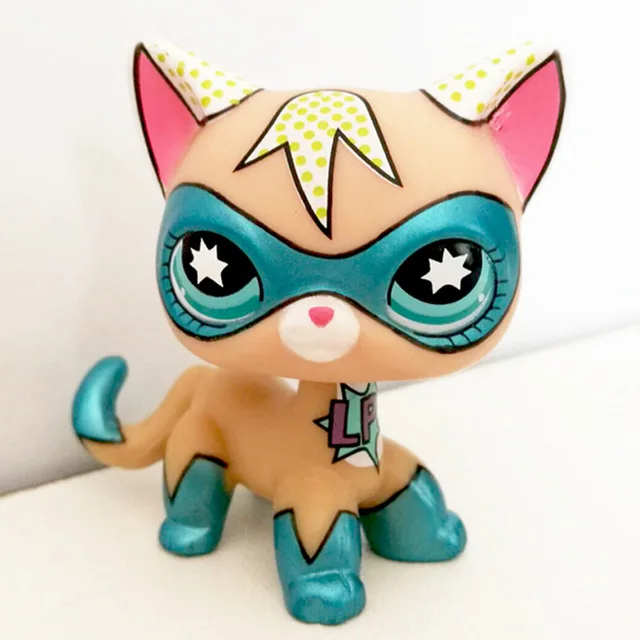 LPS Pet Shop милые короткие волосы кошка игрушки Грейт Дэйн колли Собаки ПВХ экшн