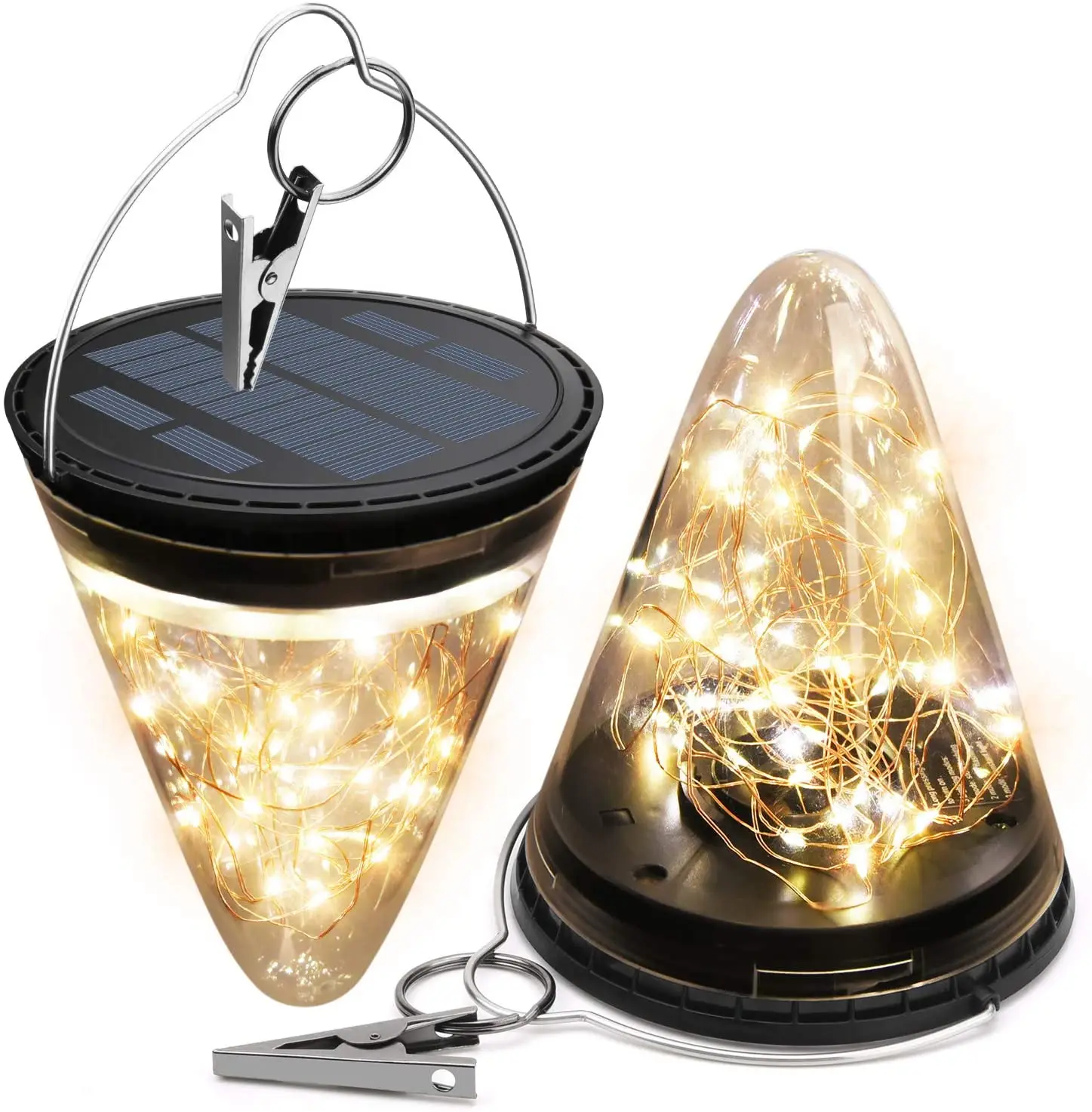 Подвесной светильник на солнечной батарее 2200 мАч светодиодный 2800K теплый