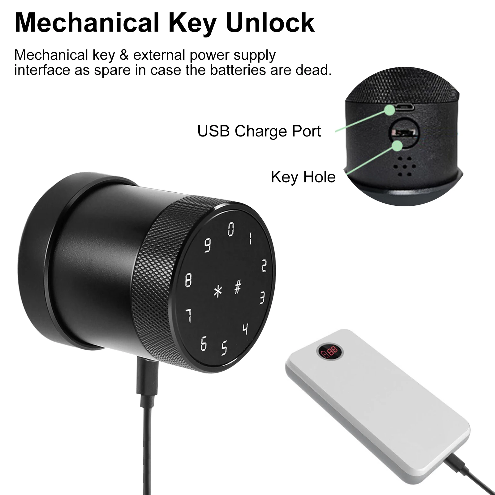 Умный Противоугонный дверной замок электронный BT дистанционное управление