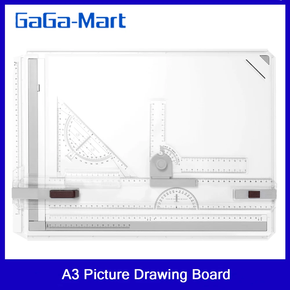 A3 доска для рисования картографическая платформа с гладкими направляющими
