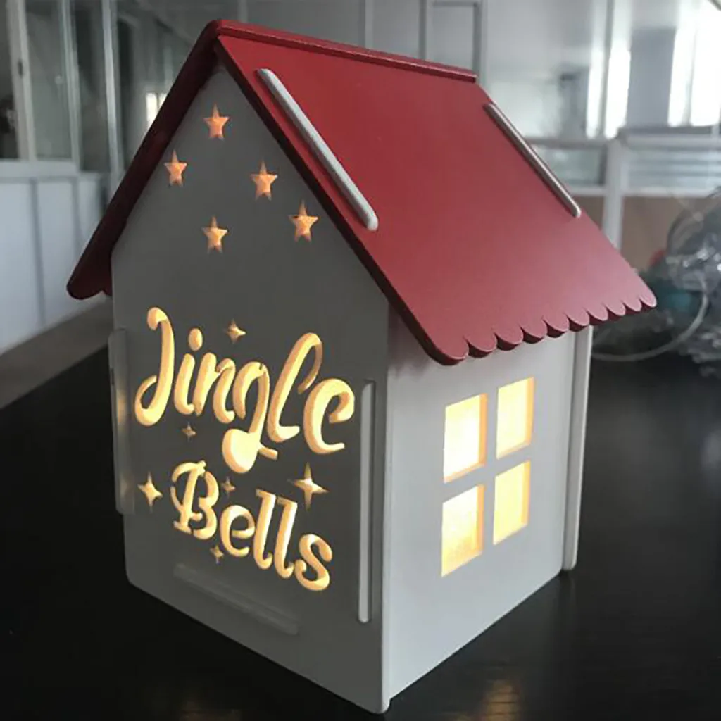 СВЕТОДИОДНЫЙ ночник в деревянной коробке креативный маленький светильник