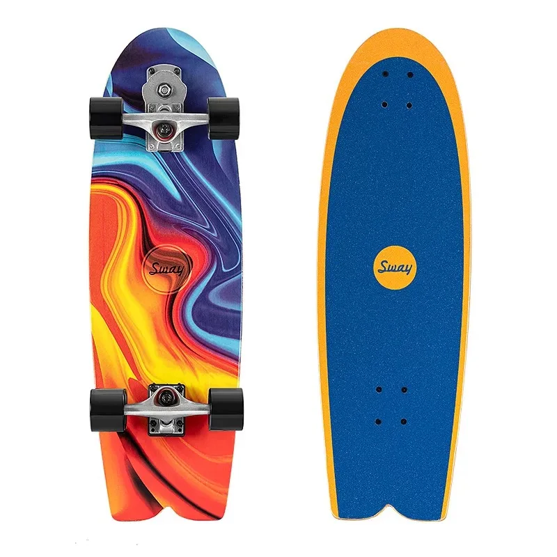 32 Inch Surf Skate Land Carving Surfskate Complete Assembled S7 Truck Surf Board Cruiser Long Board Outdoor Sport Skateboards