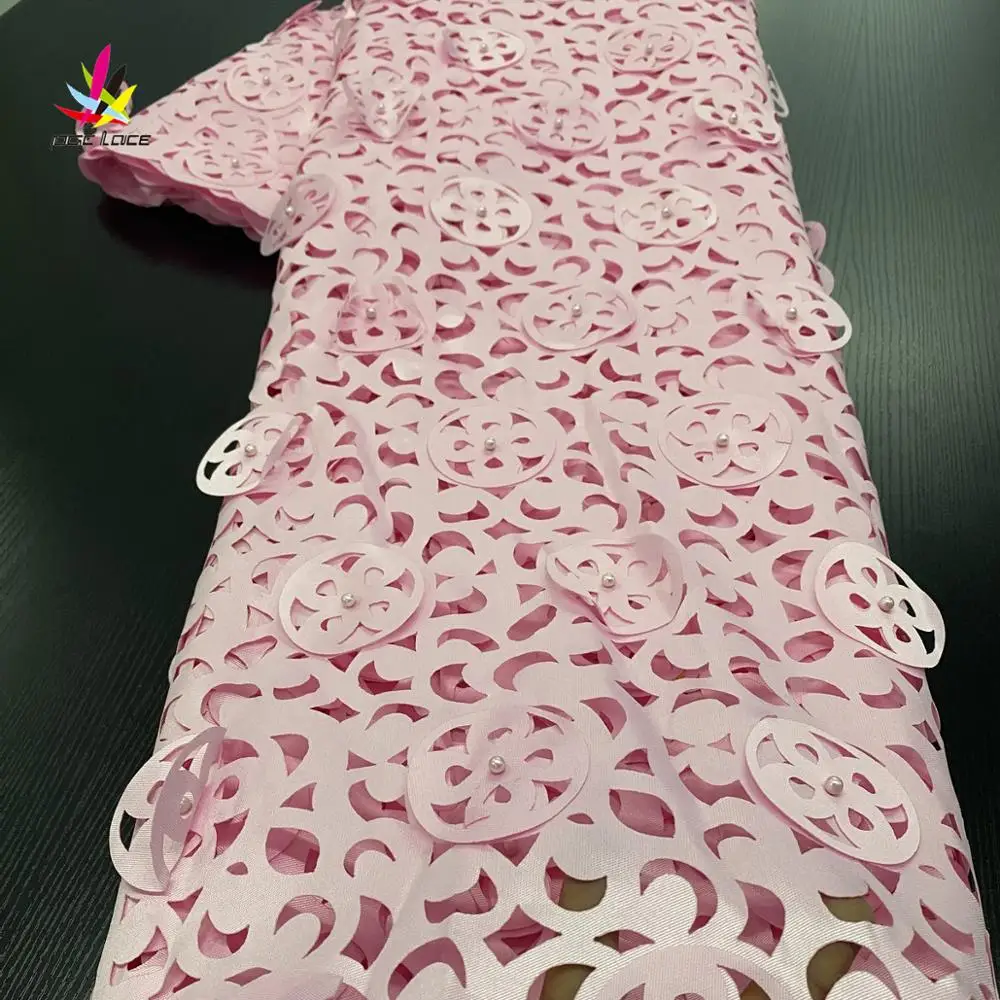 

Африканская кружевная ткань с вышивкой в нигерийском стиле, Высококачественная французская 3d Цветочная фотография