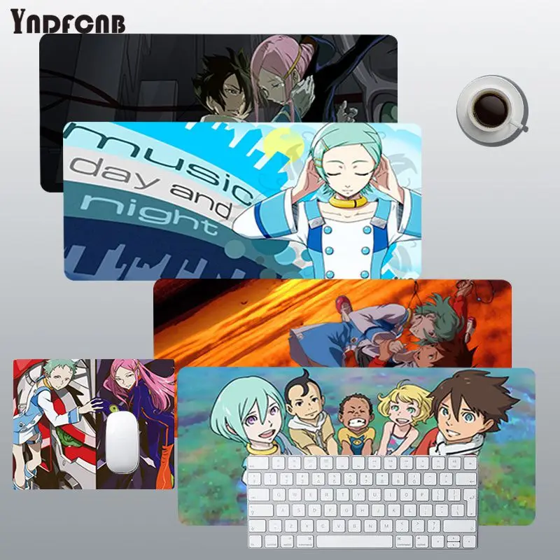 Резиновый игровой коврик для мыши YNDFCNB компьютерный с псалмами планет Eureka SeveN
