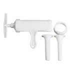 Портативный колбасный шприц с гладкой кромкой, 1 комплект, изготовление колбасок, пищевой ручной колбасный аппарат для Kicthen, инструменты, принадлежности, аксессуары