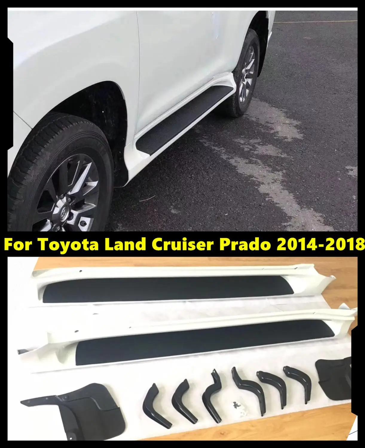Новые высококачественные бары Nerf боковые ступени для Toyota Land Cruiser Prado 2014 2018|Буксиры