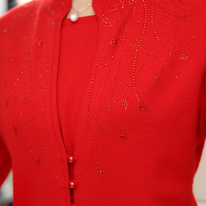 

Cashmere Women Sweater New Winter Women Clothing Fake Two Pieces Long Sleeve Pullover Thick Wool Sweater For Women