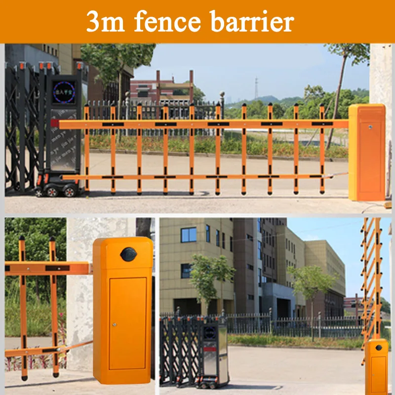

10 Million Cycles Automatic Boom Gate Barrier remote gate arm mechanical automatic parking barri door barrier with DIY 3-5
