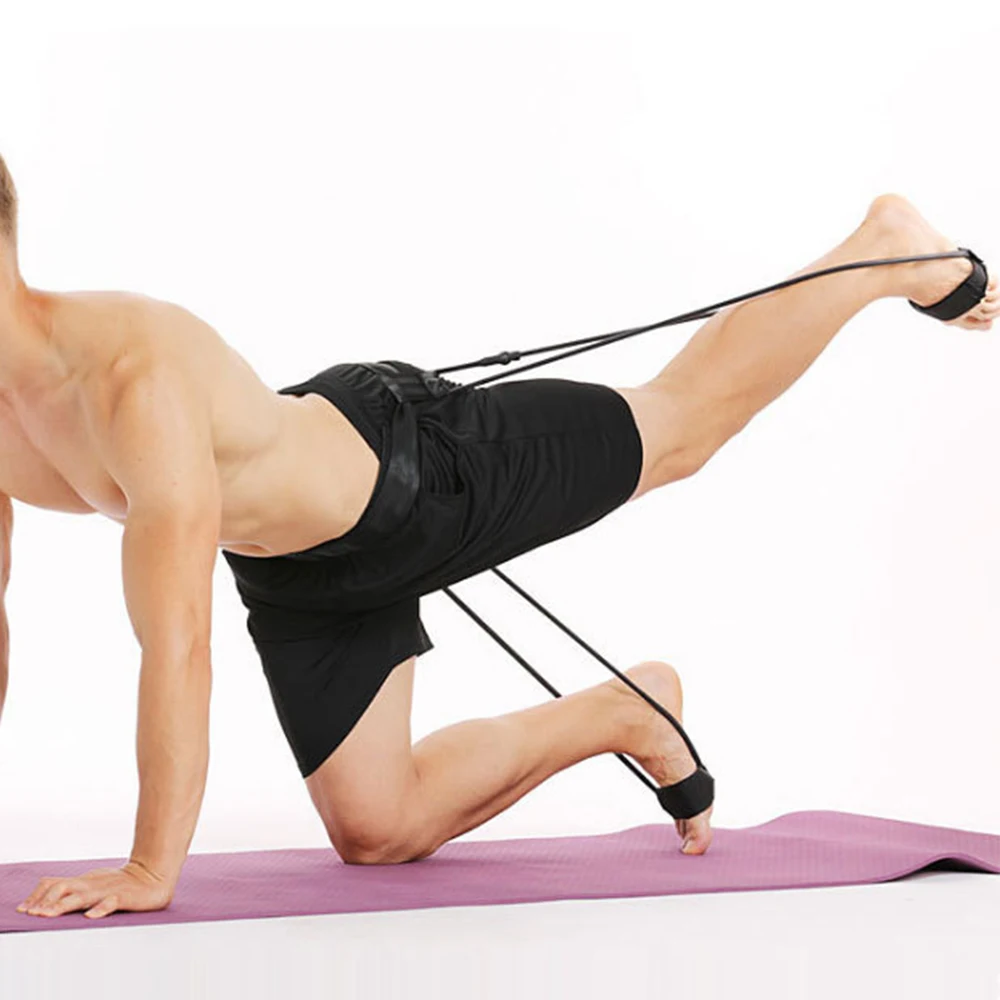 

FDBRO Fitness Bounce Trainer Pull Rope for Legs Butt Yoga Fitness Elastic Resistance Bands Muscle Body Workout Fast delivery