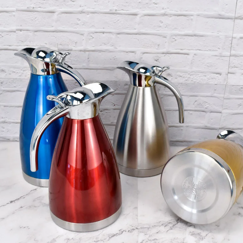 Большой двухслойный кофейник Oape из нержавеющей стали домашний термос