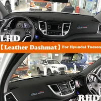 leather dashmat accessories car styling dashboard covers pad dash mat sunshade carpet for hyundai tucson tl 2016 2017 2018 2019