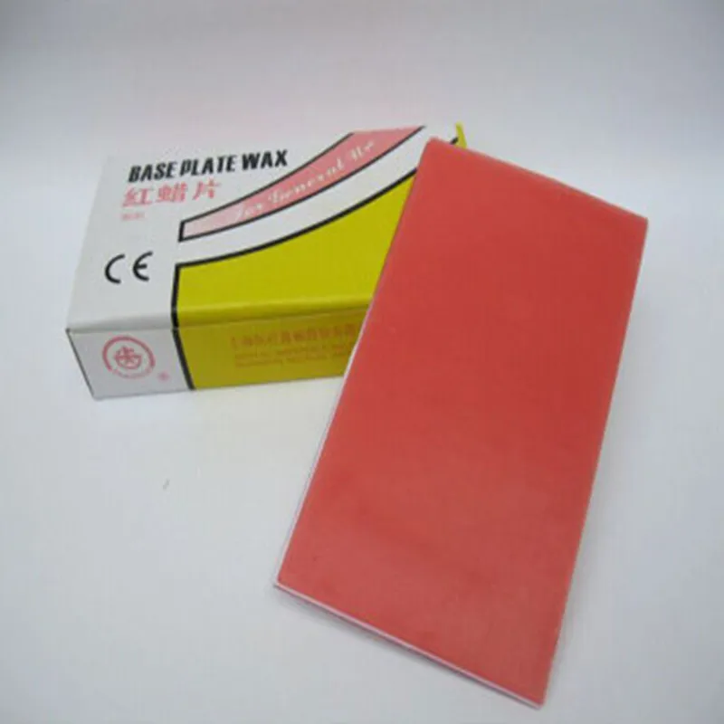 1 коробка красная восковая пластина стоматологический материал широко