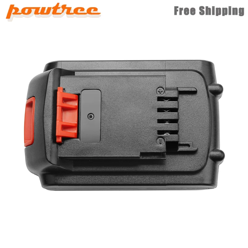 Аккумулятор Powtree 2000 мАч для Black & Decker LBXR20 20 вольт литиевый LB20 LCS1620 LDX220 батарейки