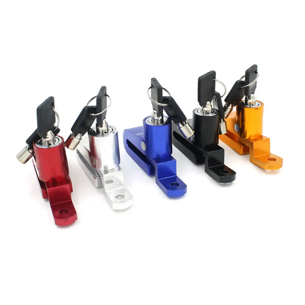 Велосипедный замок из алюминиевого сплава водонепроницаемый на тормозной диск