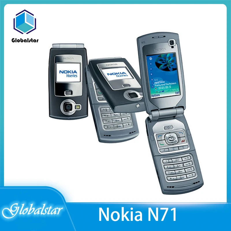 

Nokia N71 Refurbished-Original Unlocked Nokia N71 Flip 2.4' inch GSM 2G/3G Symbian OS mobile phone with free shipping