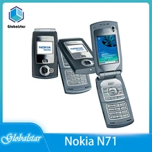 Nokia N71 Refurbished-Original Unlocked Nokia N71 Flip 2.4 inch GSM 2G/3G Symbian OS mobile phone with free shipping