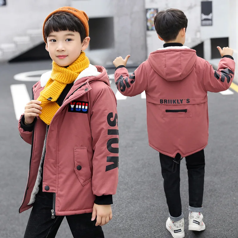 Новая зимняя детская одежда куртка в Корейском стиле коллекция 2019 года плотная