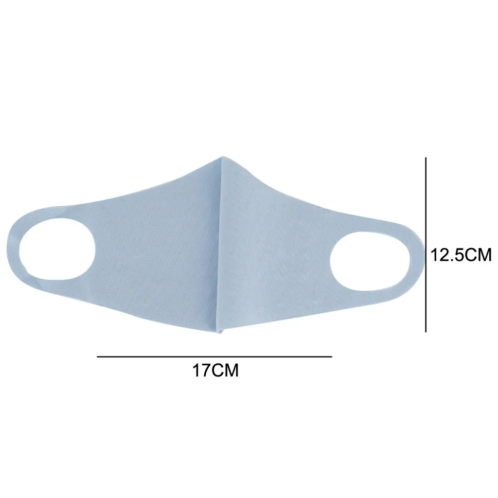 

5PCS Women Men 3D print Cool Silk Breathing Masque Reusable Breathable Safe Protection Mask Mascarillas Face Shield Masque Mask